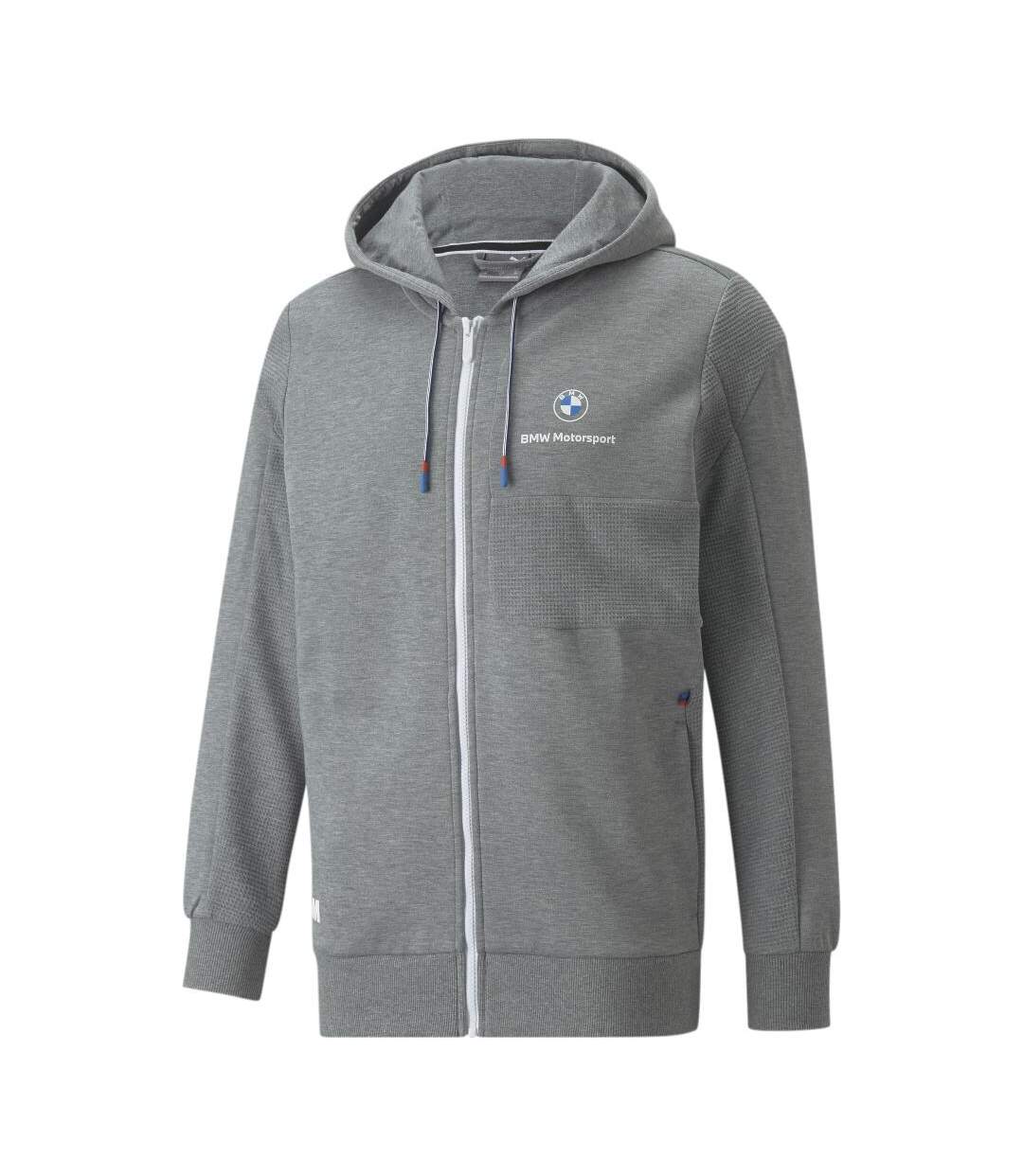 Sweat Zippé Gris Homme Puma Bmw Mms 533370 - XS-1