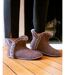 Isotoner Chaussons Bottillons femme ultra confortables et chauds, interieur et bordure en fausse fourrure-2