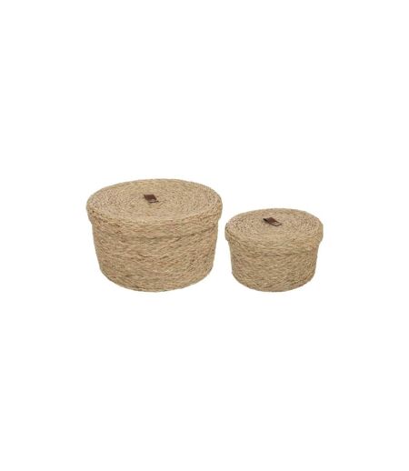 Lot de 2 Paniers en Roseau Arianna 28cm Naturel