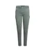 Womens/ladies Cotton Blend Slim Jeans Green Replay-1
