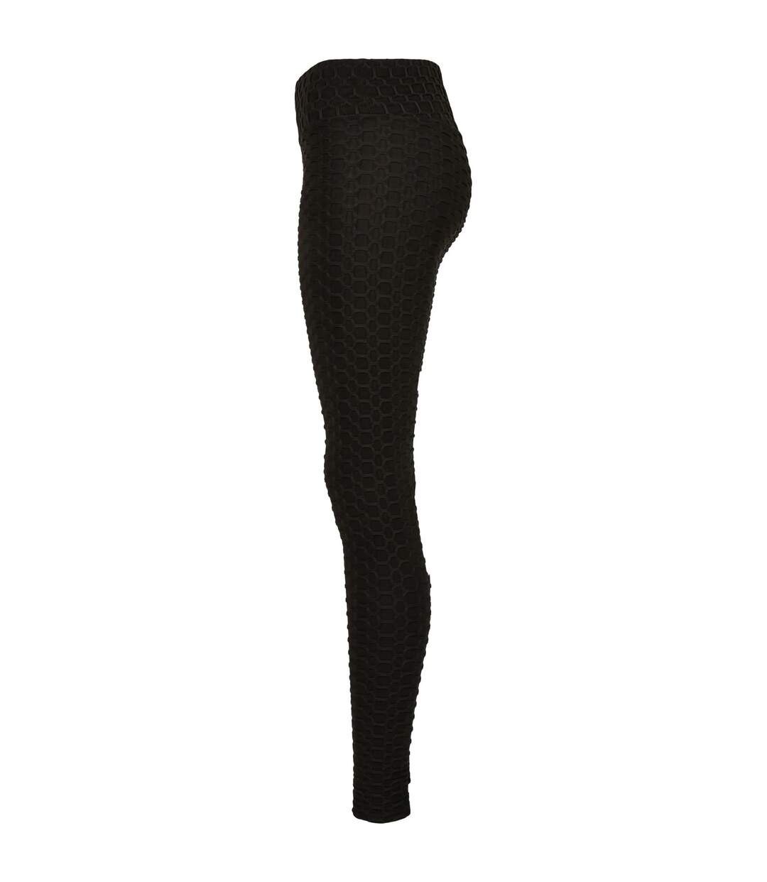 Legging Motif/style Alvéolé Femme Noir Urban Classics-3