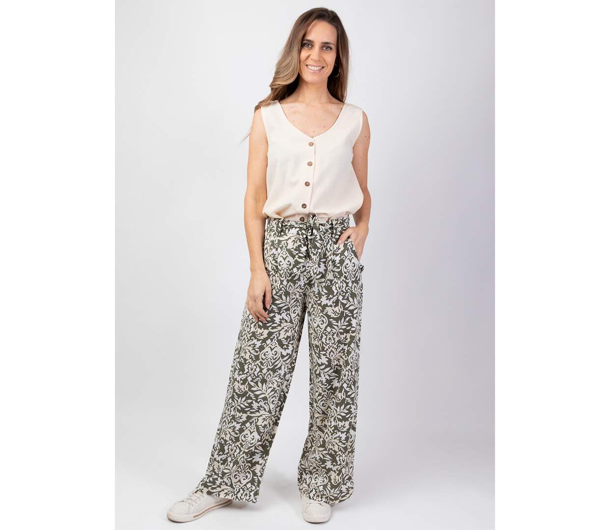 Pantalon été en viscose léger MELODY coupe ample Coton Du Monde-2