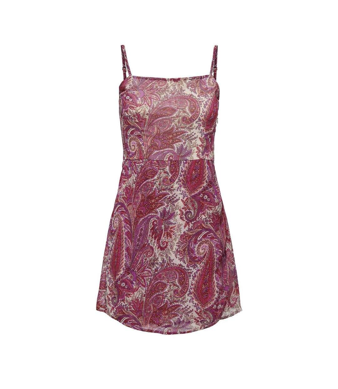 Robe bordeaux femme jdy jenify-1