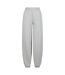 Pantalon De Jogging Fluffy Femme Gris Pâle Build Your Brand-1