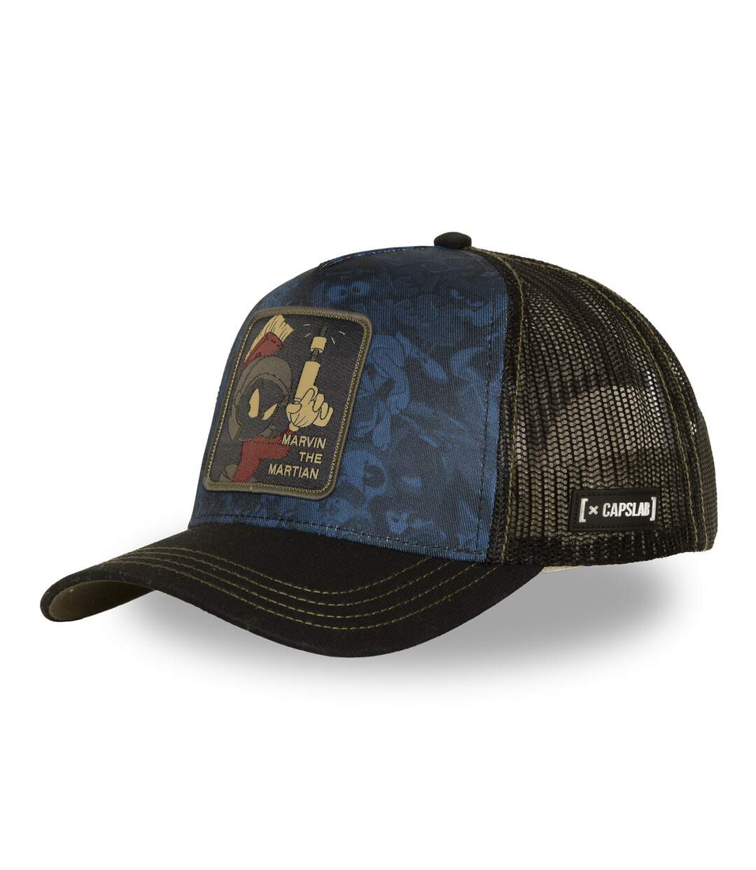 Casquette trucker avec filet et patch Looney Tunes Marvin Capslab-1