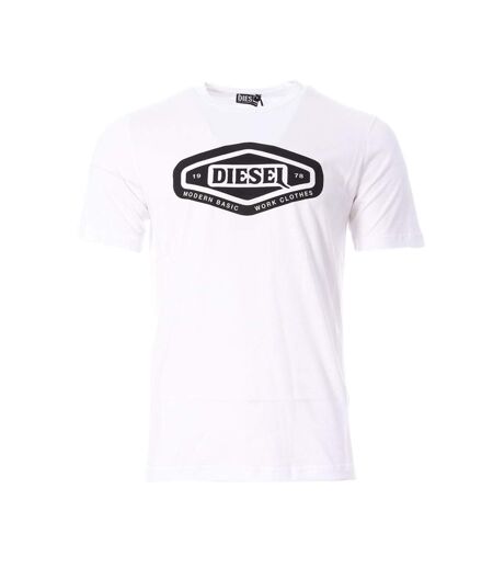 T-Shirt blanc homme diesel rphax - 3xl