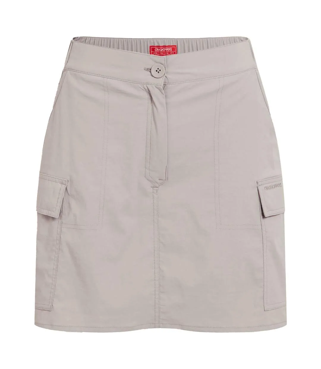 Womens/ladies Nosilife Pro Cargo Skirt Soft Mushroom Craghoppers-2