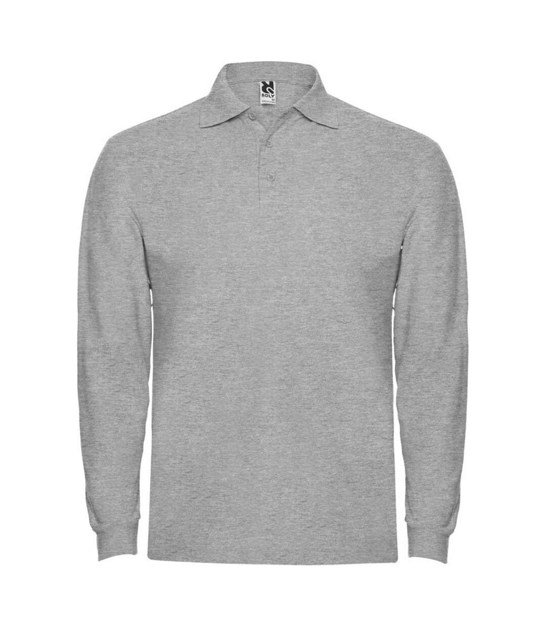 Polo estrella homme gris chiné Roly Roly