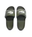 Claquettes kaki homme lacoste serve slide 1.0-2