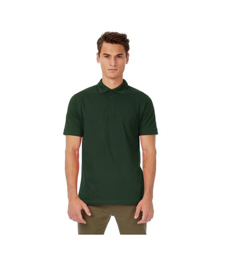B&C Safran Mens Polo Shirt / Mens Short Sleeve Polo Shirts (Bottle Green)