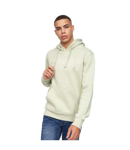Sweat À Capuche Kendrick Homme Vert De Gris Crosshatch