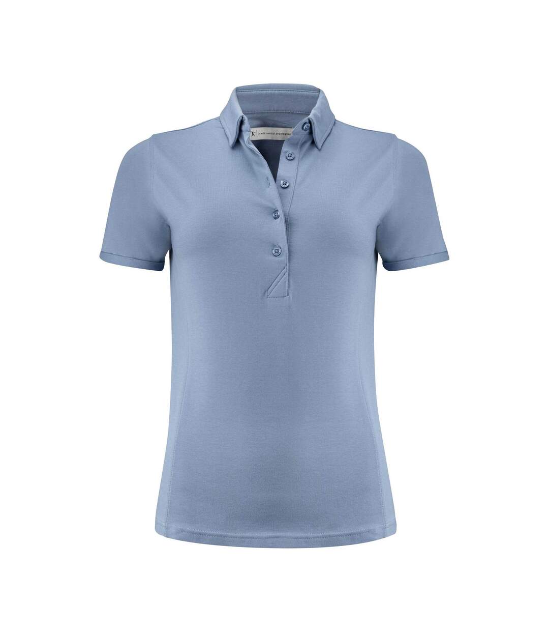 Womens/ladies American Supreme Polo Shirt Summer Blue James Harvest-1