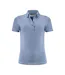 Womens/ladies American Supreme Polo Shirt Summer Blue James Harvest-1