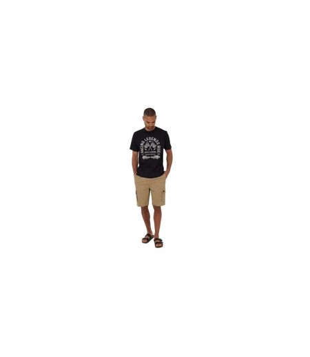 Unisex Adult Neilson Regular T-shirt Black Threadbare