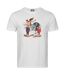 Unisex Adult Crowded House Fan Banner T-shirt Vintage White Amplified-1
