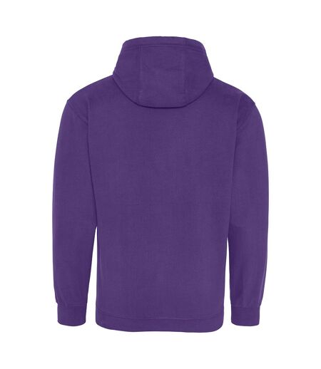 Sweat À Capuche College Adulte Violet Awdis