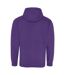 Sweat À Capuche College Adulte Violet Awdis-2