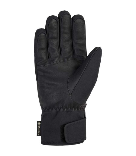 Womens/ladies Gore-tex Quilted Ski Gloves Black Ziener