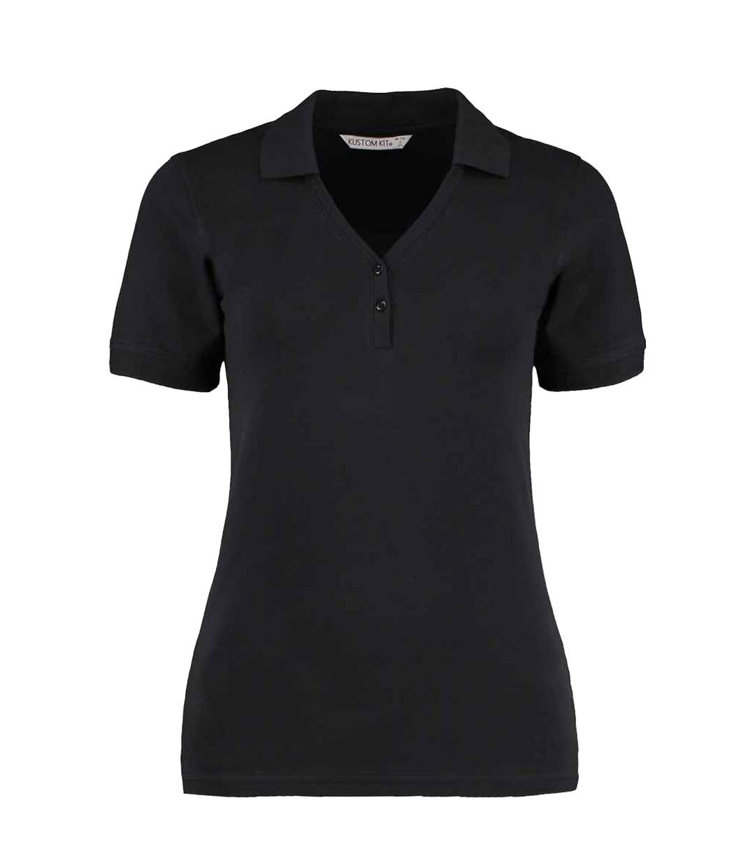Polo Comfortec Femme Noir Kustom Kit-1
