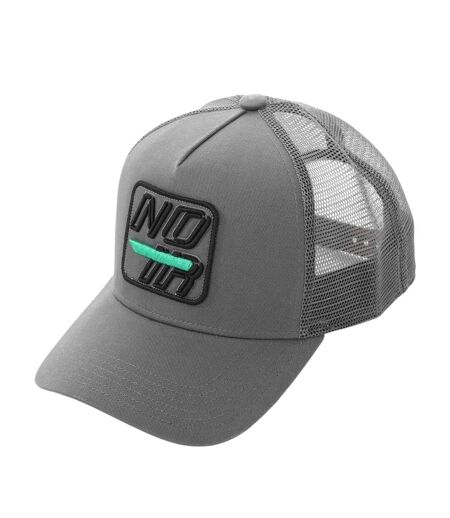 Casquette Trucker Motif/style Boîte Adulte Noir Gris Societe Noir