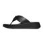 Womens/ladies Mode Knotted Leather Sandals Black FitFlop-2