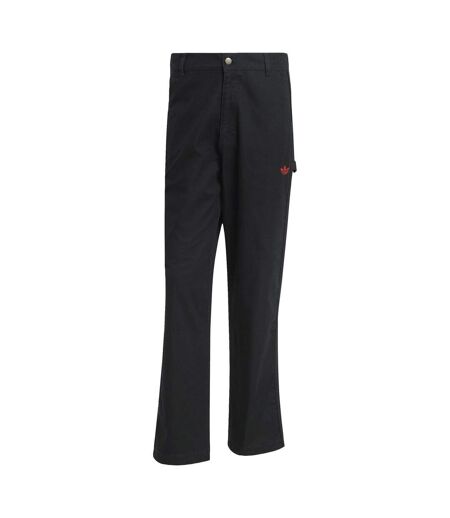Mens Originals 100t Relaxed Fit Trousers Black Adidas