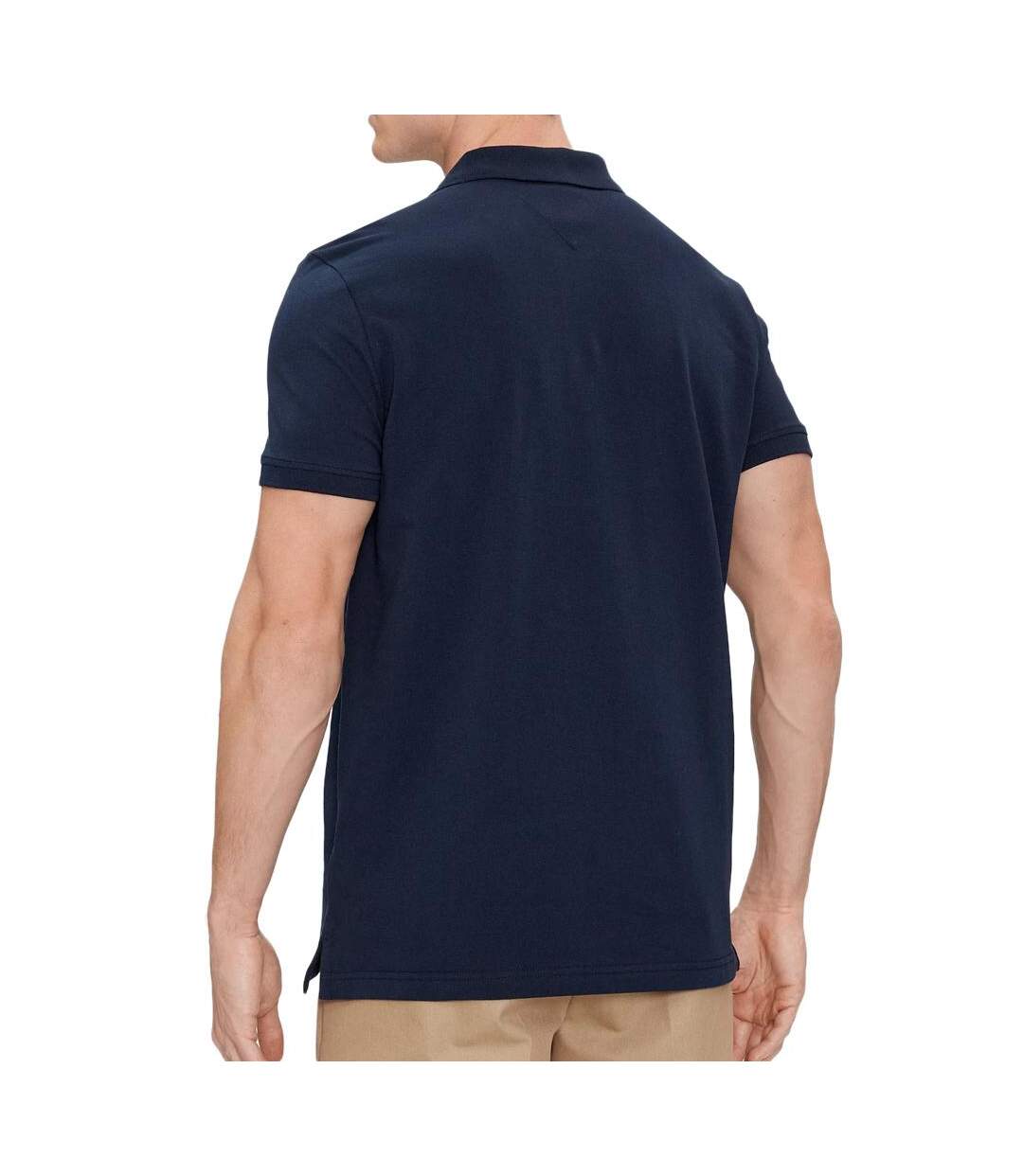 Polo Marine Homme Tommy Jeans Placket - 4XL