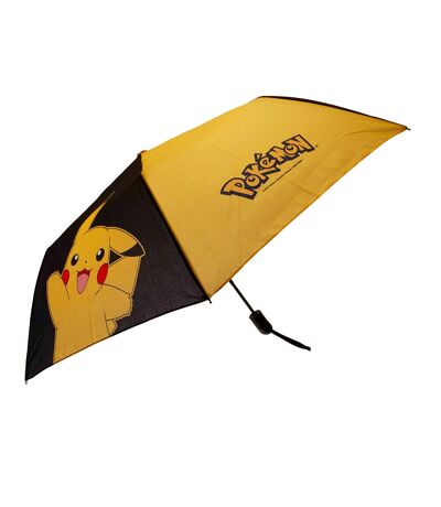 Pokemon - Parapluie pliant (Noir / Jaune / Blanc) (Taille unique) - UTTA11533