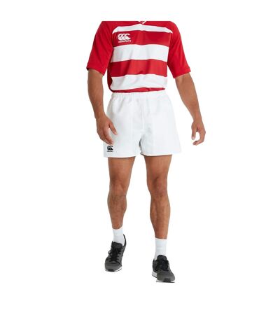 Mens Professional Polyester Shorts White Canterbury