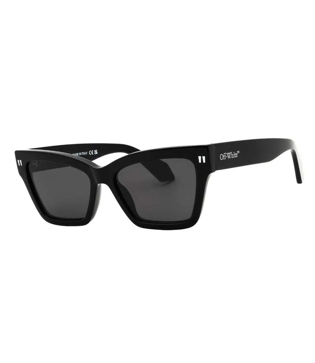 Lunettes De Soleil Cincinnati Adulte Taille Unique Noir Gris Foncé Off White-1