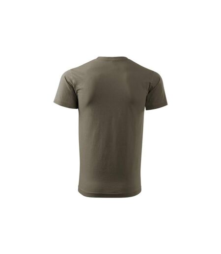 Mens Basic T-shirt Military Adler