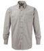 Chemise manches longues - Homme - RU932M - gris silver