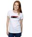 Disney - T-shirt CARS JACKSON STORM STRIPES - Femme (Blanc) - UTBI13635-2