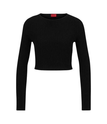 Pull Manches Longues Saneriny Femme Noir Hugo