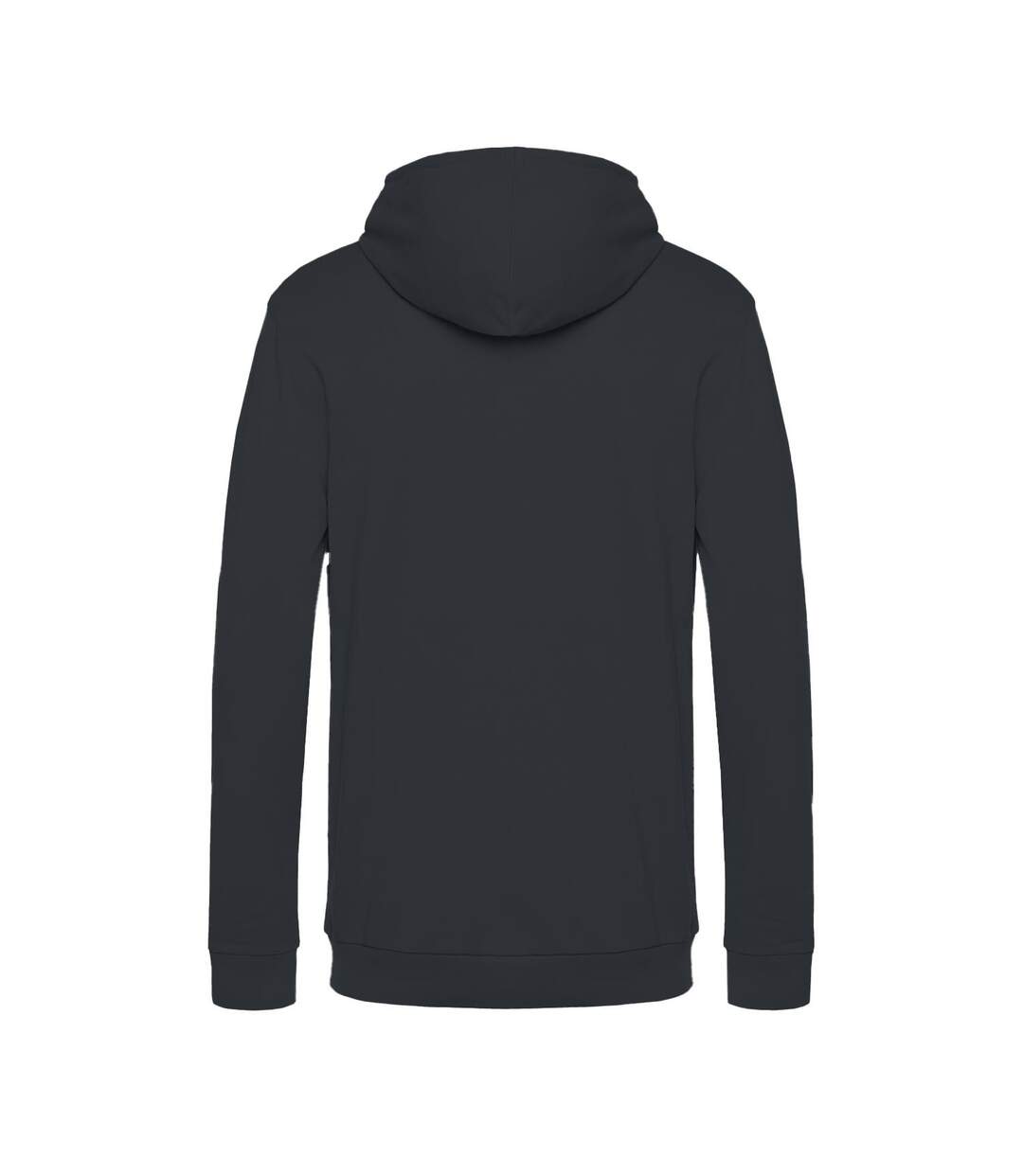 Sweat À Capuche Motif/style Uni Homme Anthracite B&C-2