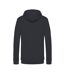Sweat À Capuche Motif/style Uni Homme Anthracite B&C-2