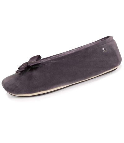 Isotoner Chaussons Ballerines femme noeud précieux