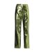 Unisex Adult Lupe Metallic 5 Pockets Trousers Green AmyLynn-2