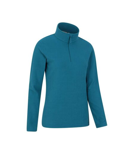 Womens/ladies Camber Ii Fleece Top Dark Teal Mountain Warehouse
