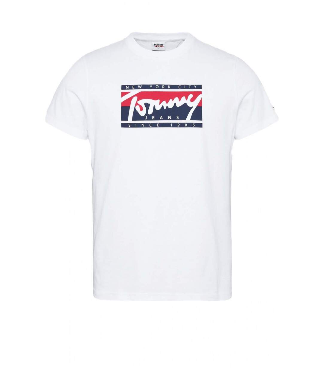 Tee shirt gros logo en coton bio  -  Tommy Jeans - Homme