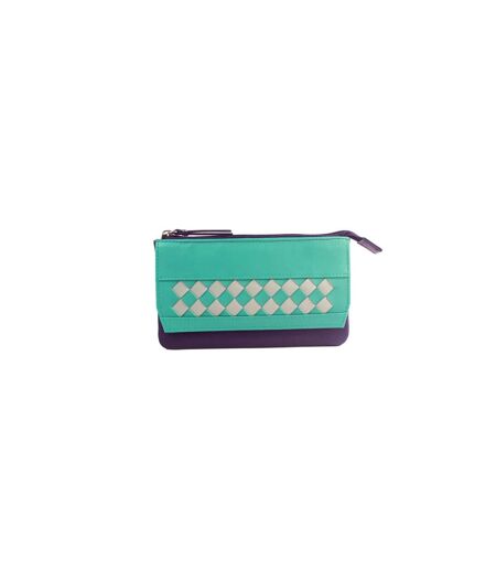 Eastern Counties Leather - Porte-monnaie LILLIAN - Femme (Violet / Jade) (One Size) - UTEL438