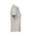 Womens/ladies Luxury Stretch Short Sleeve Polo Shirt Cement Tee Jays-4