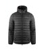 Mens London Quilted Logo Jacket Black Aquascutum-1