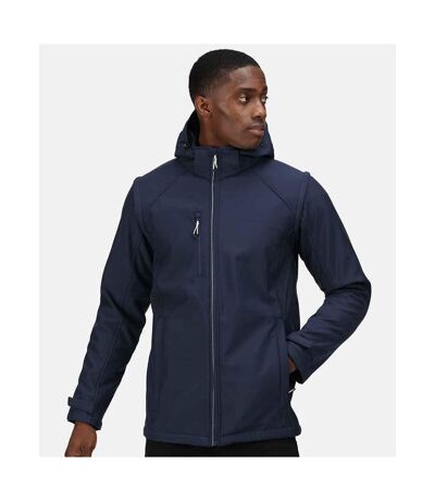 Mens Erasmus 4 In 1 Soft Shell Jacket Navy Regatta
