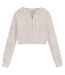 Sweat Court À Capuche Femme Beige Miso-1