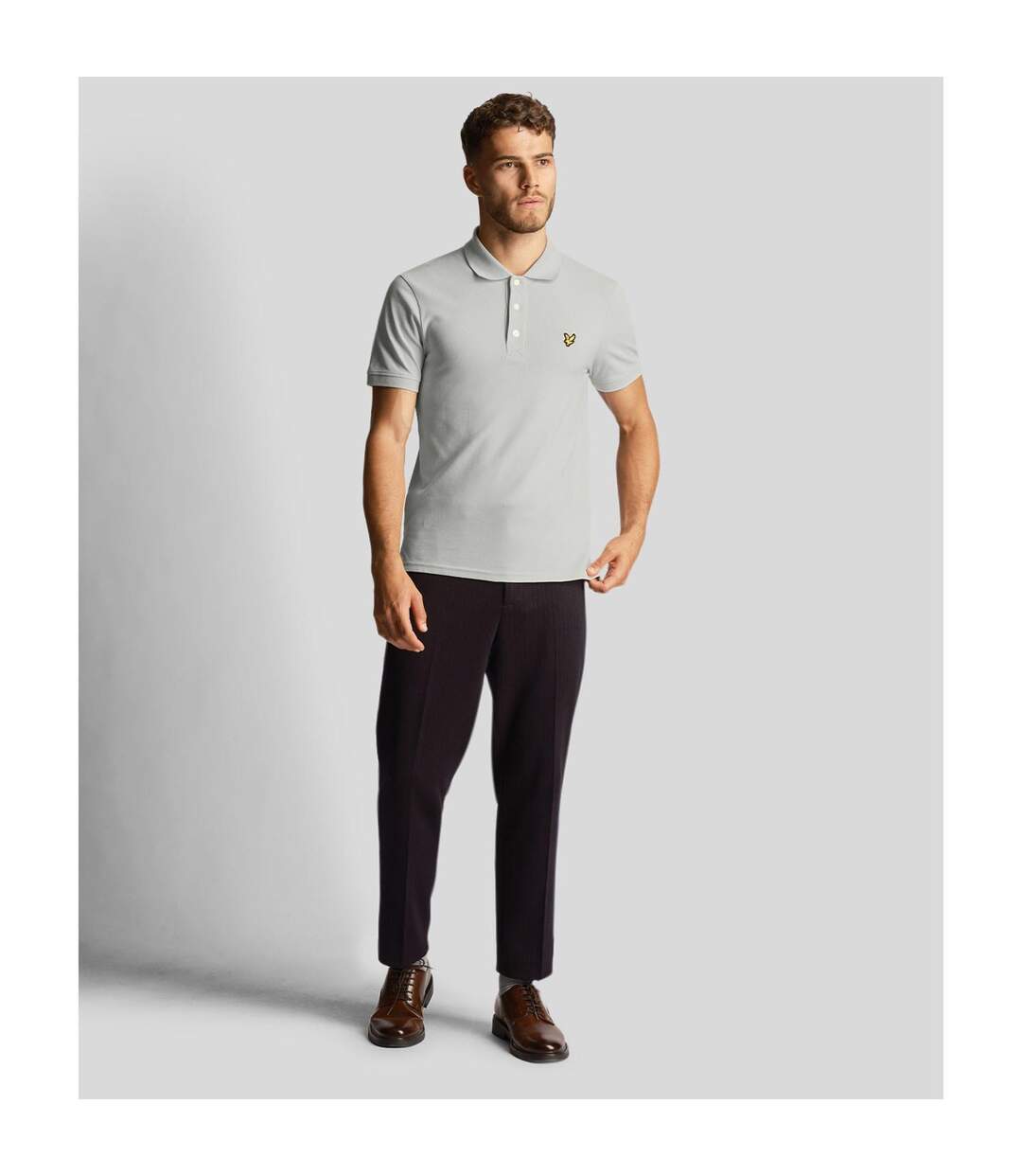 Polo Uni Homme Blanc Lyle & Scott-2
