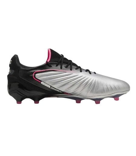 Mens King Ultimate Firm Ground Football Boots Silver Black Puma
