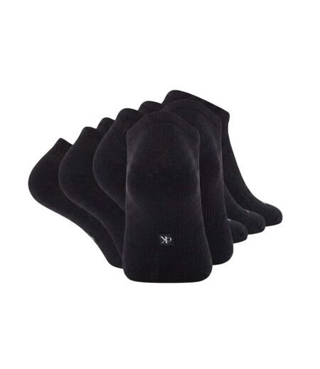 Lot De 6  Socquettes Motif/style Logo Femme Noir Calvin Klein