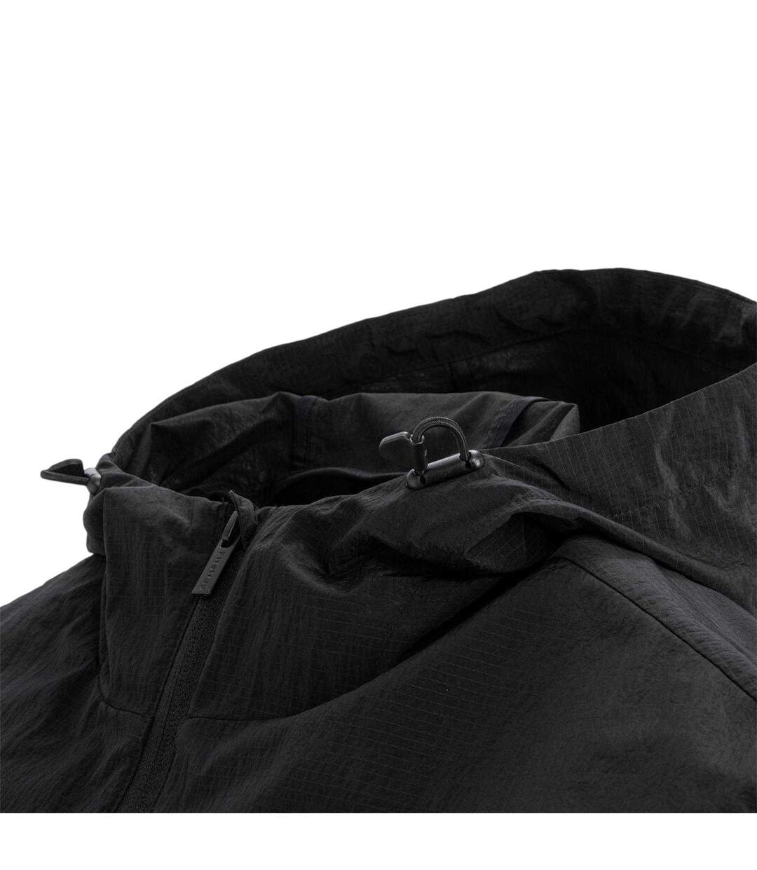 Mens Windproof Reflective Jacket Black Firetrap-4