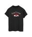 Disney Womens/Ladies Minnie Mouse Christmas Holly Cotton Boyfriend T-Shirt (Noir) - UTBI39296-1